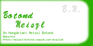 botond meiszl business card